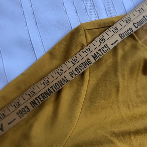 Dainty Jewells Yellow Bateau Neck Bell Sleeve Dress - Picture 7 of 16